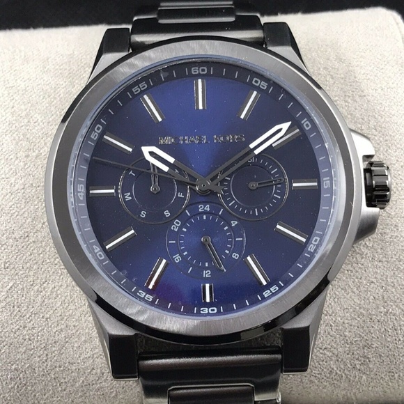 Michael Kors Other - MICHAEL KORS Abbott Mens Watch Gunmetal Blue Dial